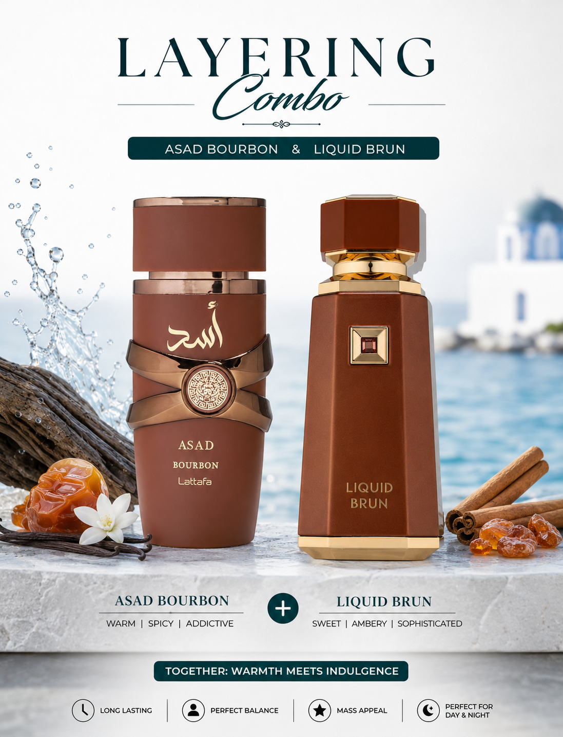 Layering Combo (Asad Bourbon & Liquid Brun)