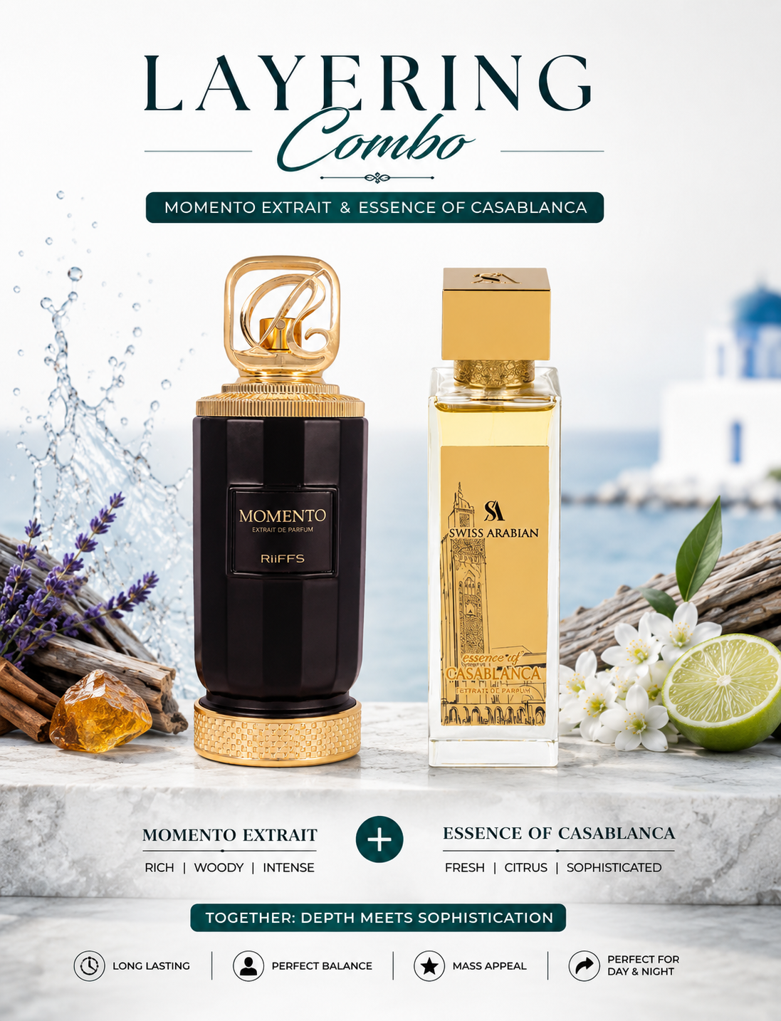 Layering Combo (Riiffs Momento & Essence Of Casablanca)